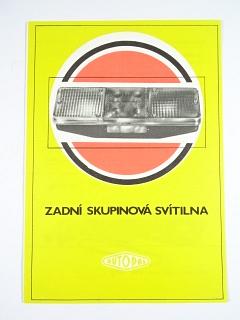 Autopal - zadní skupinová svítilna - Tatra 815 - prospekt