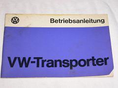 Volkswagen - Betriebsanleitung VW-Transporter - 1975