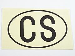 CS - samolepicí etiketa - samolepka