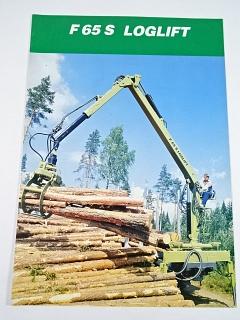 F 65 S Loglift - hydraulic log loader - prospekt