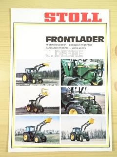 Stoll - Frontlader zum J. Deere - prospekt - 1982