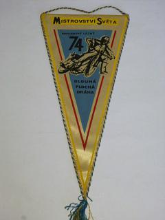 Mariánské Lázně 1974 Mistrovství světa - FIM - vlaječka