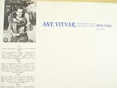 Antonín Vitvar, Zasloužilý mistr sportu, motocyklový závodník, Nová Paka - JAWA, Norton - hlavičkový papír