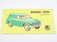 Škoda 1202 Lieferwagen, Pic - Up - Motokov - prospekt