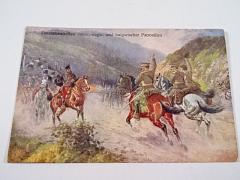 Zusammentreffen österr.-ungar. und bulgarischer Patrouillen - pohlednice - 1916