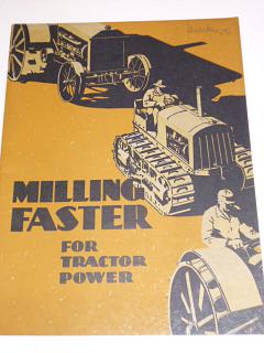 Milling faster for tractor power - 1930 - prospekt