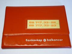Balkancar - vysokozdvižný vozík - katalog součástek - 1977