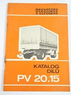 BSS - PV 20.15 - katalog náhradních dílů valníkového přívěsu - 1984
