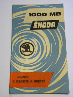 Škoda 1000 MB - návod k obsluze a údržbě