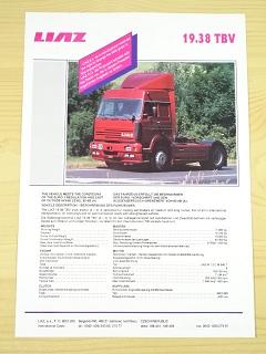 Liaz 19.38 TBV truck tractor - prospekt