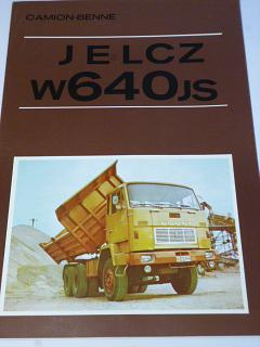 Jelcz W 640 JS camion-benne - prospekt - 1974