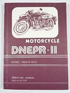 Dněpr - 11 - model KMZ-8.155.6 - Operation Manual - 1992