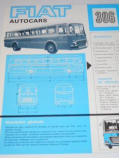 Fiat autocars 306 - prospekt - 1965