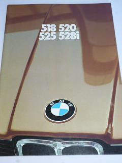 BMW 518, 520, 525, 528i - prospekt - 1980