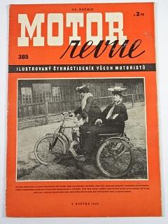 Motor Revue - 1940 - ročník XX., číslo 385