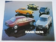 SAAB 1974 - 99 L, 99 EMS, 99 X7, 95, 96 - prospekt