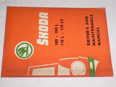 Škoda 100-100 L-110 L-110 LS - driver´s  manual - 1972