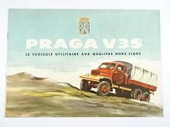 Praga V3S - le vehicule utilitaire aux qualites hors ligne - 1957 - prospekt - Motokov