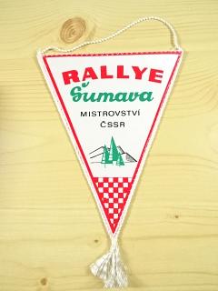 Rallye Šumava - Mistrovství ČSSR - vlaječka