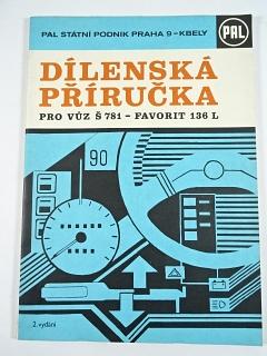 PAL - dílenská příručka pro vůz Š 781 - Škoda Favorit 136 L - 1990