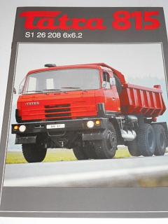 Tatra 815 S1 26 208 6x6.2 - sklápěčkový automobil - prospekt