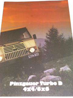 Steyr - Daimler - Puch - Pinzgauer Turbo D 4x4/6x6  prospekt