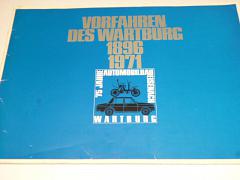 Vorfahren des Wartburg 1896 - 1971 - soubor prospektů