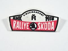 Rallye Škoda 1978 - AMK - odznak