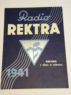 Radio Rektra 1941 - RA 97, RA 96, RA 91, RA 89 - prospekt