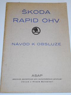 Škoda Rapid OHV - návod k obsluze - ASAP Mladá Boleslav