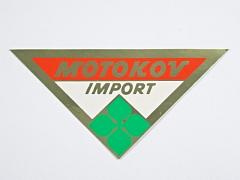 Motokov import - samolepka