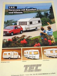 T. E. C. Caravans mit Komfort und Klasse - Preisliste 1982 - prospekt