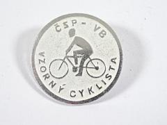 Vzorný cyklista - ČSP - VB - odznak