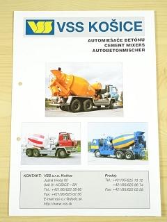 Tatra 815 - automiešače betónu AM 160, AM 170 - prospekt - 1997 - VSS Košice