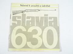 Slavia 630 - návod k použití a údržbě - 1981