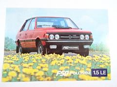 FSO Polonez 1.5 LE - prospekt - 1984
