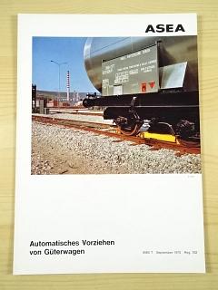 ASEA - Automatisches Vorziehen von Güterwagen - prospekt - 1970