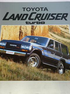 Toyota Land Cruiser turbo - prospekt - 1987