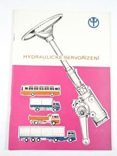 Hydraulické servořízení 712 HRSB - 350, 712 HRNB - 350 - popis a jeho použití, údržba, provozní instrukce - 1988