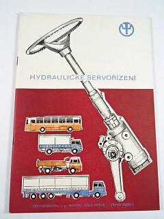 Hydraulické servořízení 712 HRSA - 350, 712 HRNA - 350 - popis a jeho použití, údržba, provozní instrukce - 1984