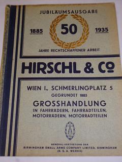 Hirschl a co. Wien - Jubiläums ausgabe 1885 - 1935