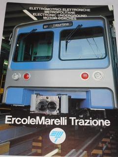 ErcoleMarelli Trazione - elettromotrici elettroniche metropolitane... - prospekt