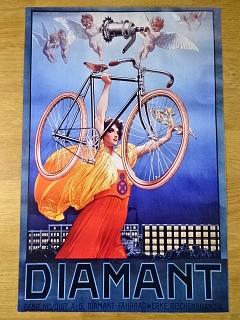 Diamant, Acaténe Métropole, Armor cycles, Clever, Terrot, Labor, Triumph, Buffalo, Pieper, Wilhelmina - reprinty dobových plakátů