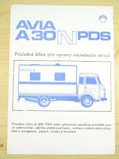 Avia A 30 N PDS - pojízdná dílna pro opravy stavebních strojů - prospekt
