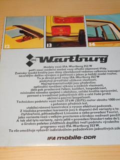 Wartburg 353 W - prospekt - 1979