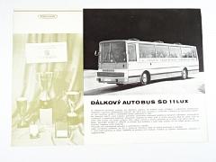 Karosa - dálkový autobus  ŠD 11 Lux - prospekt - Motokov