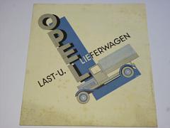 Opel - Last - u. Lieferwagen - prospekt