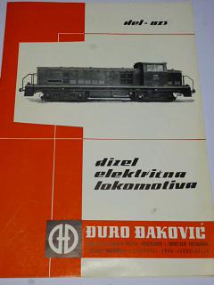 Duro Dakovic - dizel električna lokomotiva DEL 825- prospekt