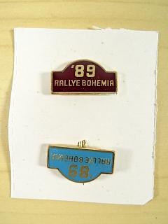 Rallye Bohemia - Škoda - 1989 - odznak