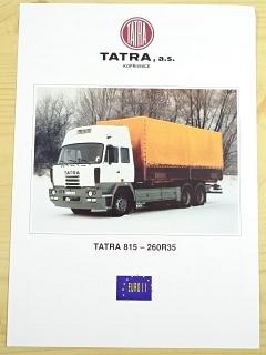 Tatra 815 - 260R35 28 255 6x6.2 - třínápravové šasi - prospekt
